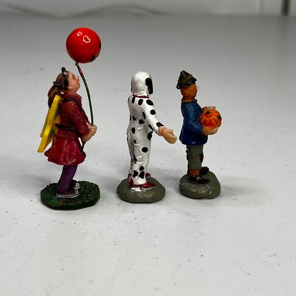 Lemax Spooky Town Trick-Or-Treat Fun Halloween Figurine Set Of 3 From 2008 - Picture 4 of 8